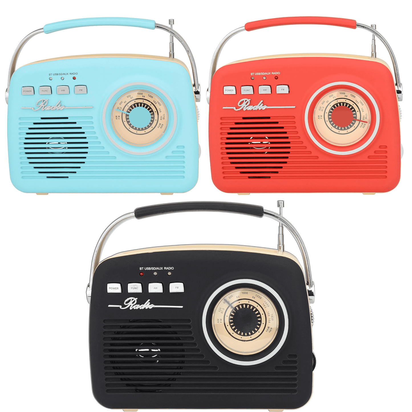 Buddy Holly Multi-Function Bluetooth Retro Speaker: Black