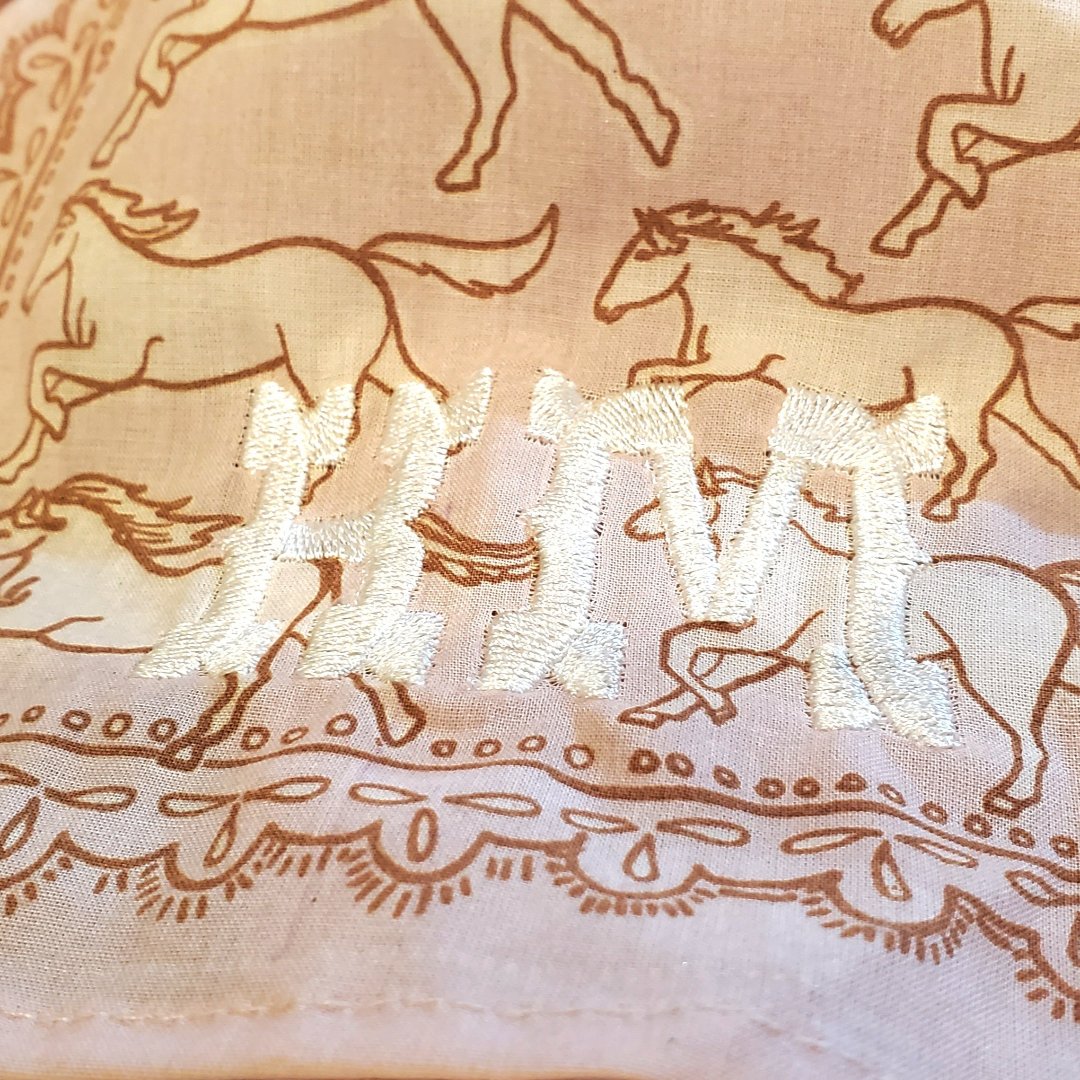 Kacey Pink Horses Bandana