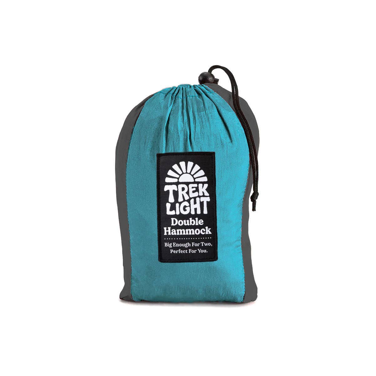 Blue Hole Double Hammock & Straps (Aqua & Charcoal)
