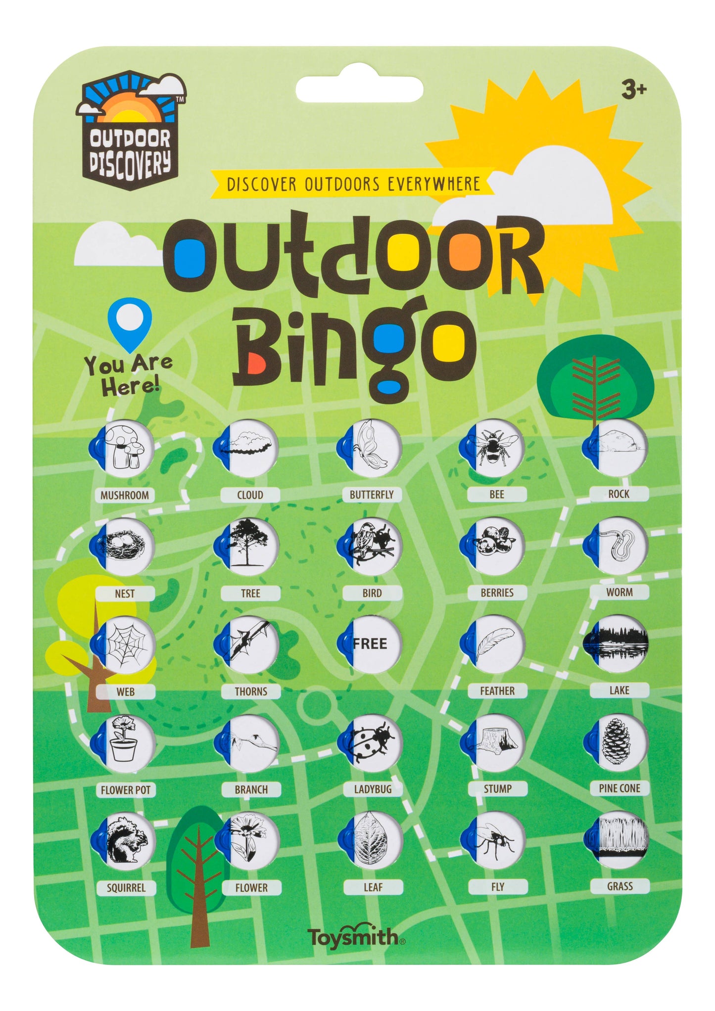 Great Outdoors Bingo 4-Pack-Travel or Yard Game