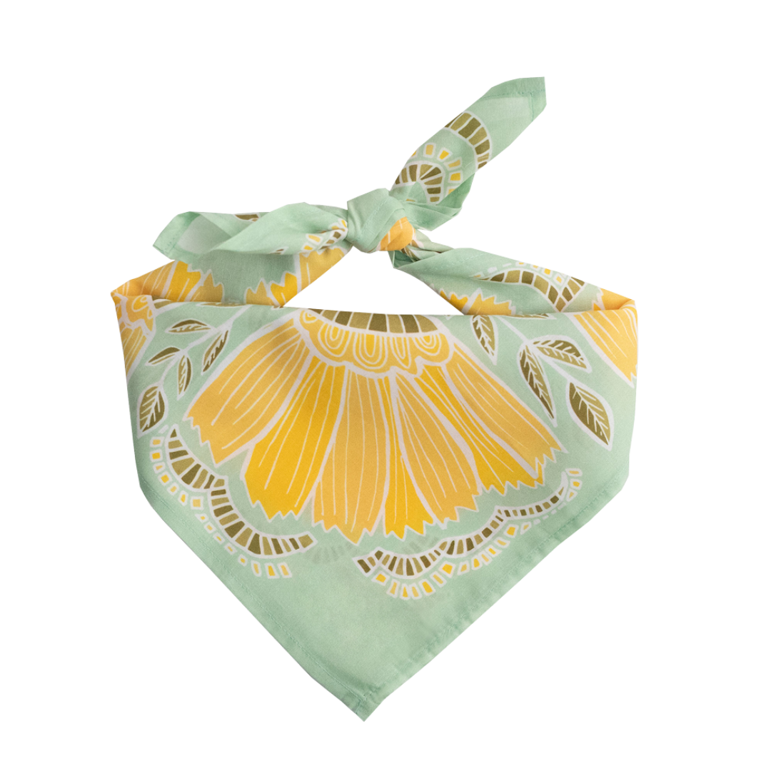 Farrah Light Green Bandana
