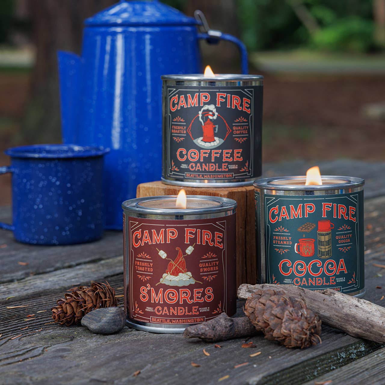 Campfire S'mores Candle : 1/2 Pint