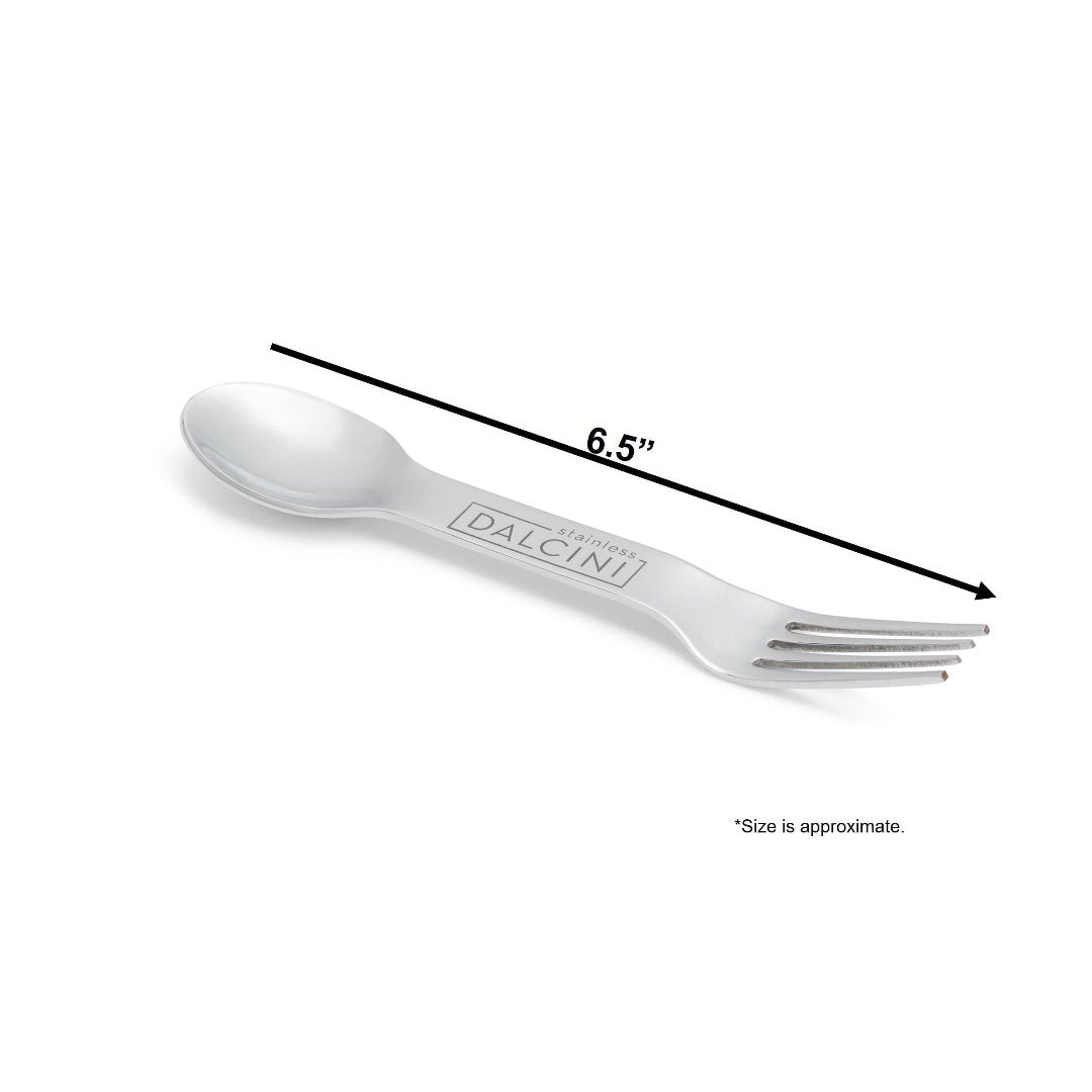 Armadillo Stainless Steel Spork (Set of 2)