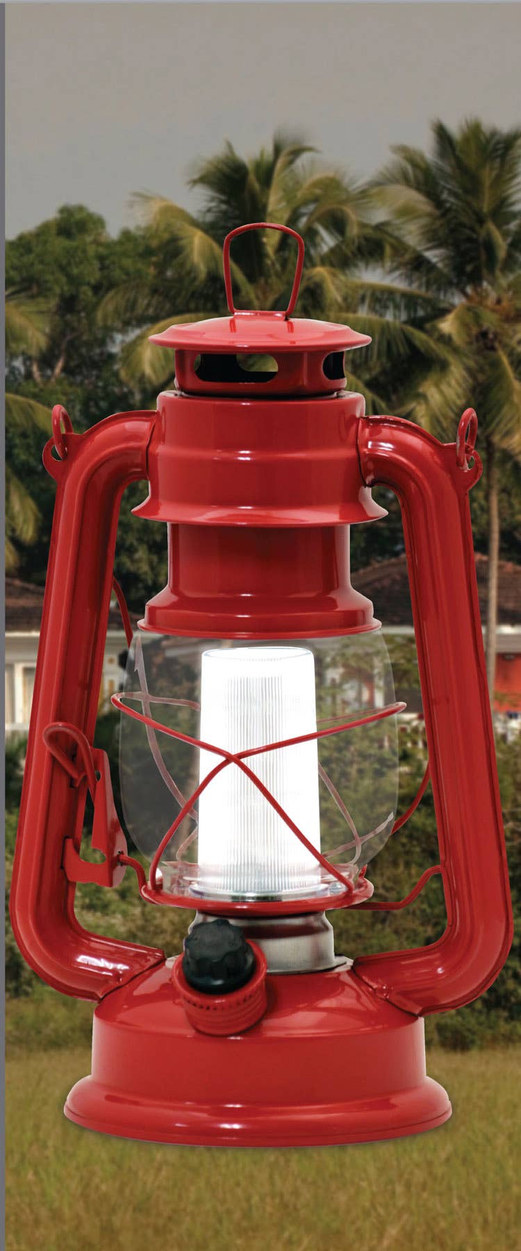 Verbena Vintage Style Hurricane LED Lantern