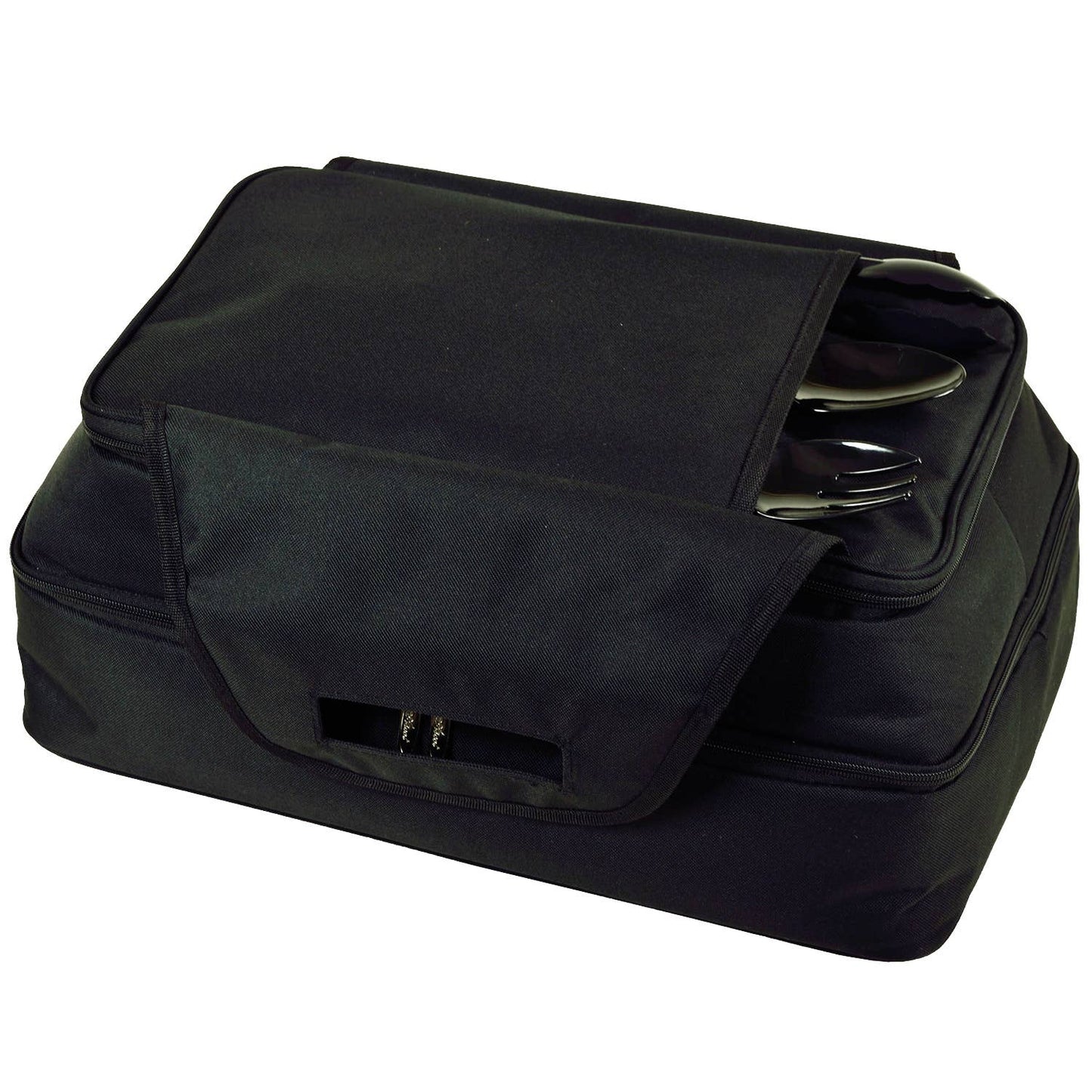 Balcones Double Layer Thermal Food Carrier: Black