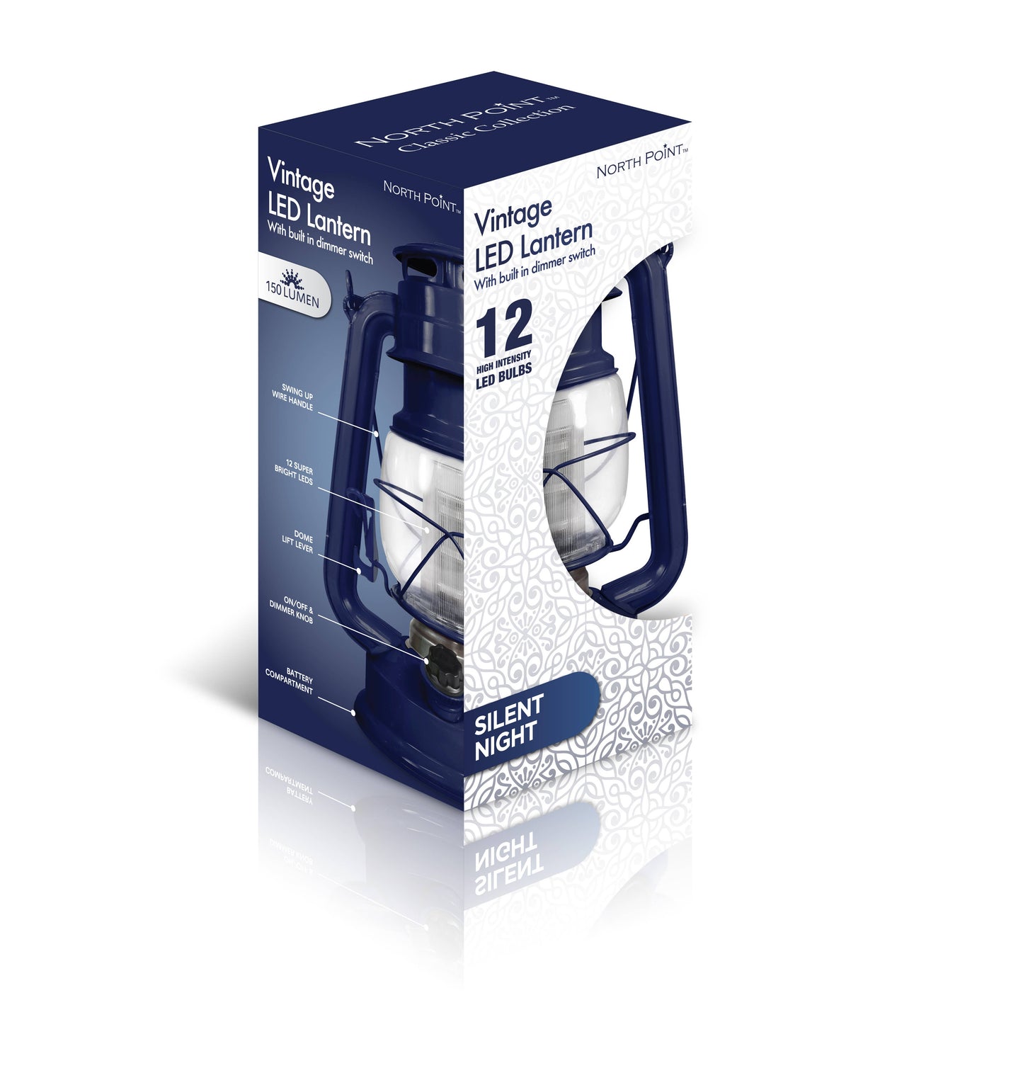 Bluebell Vintage Hurricane LED Lantern