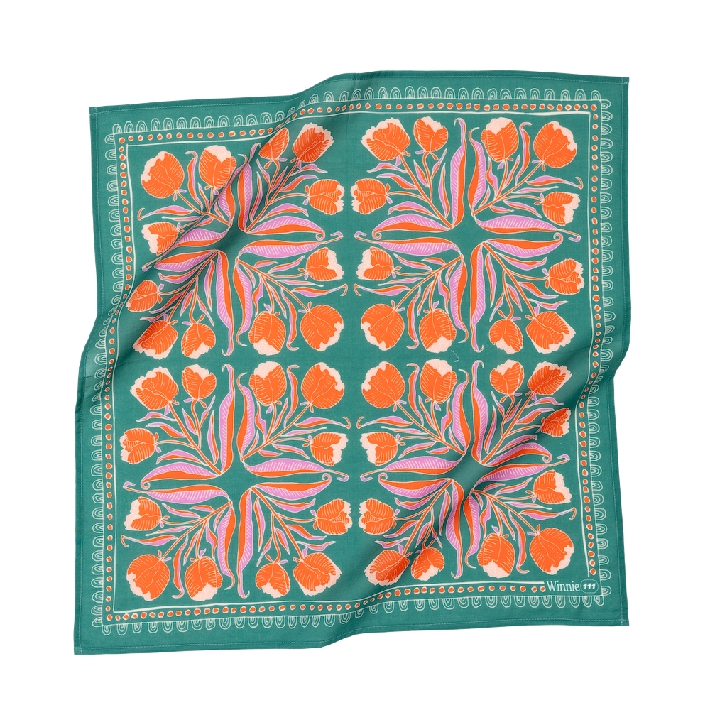 Selena Teal Bandana