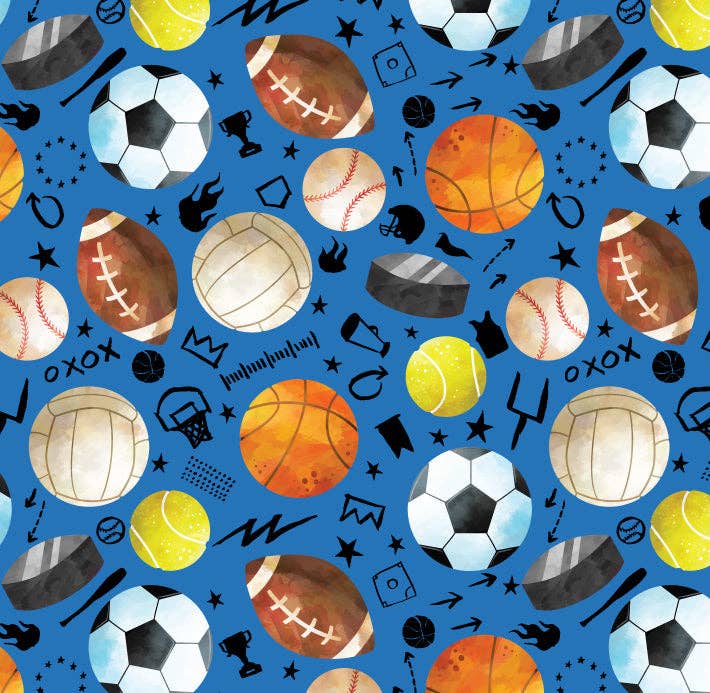 Varsity Blues Plush Blanket