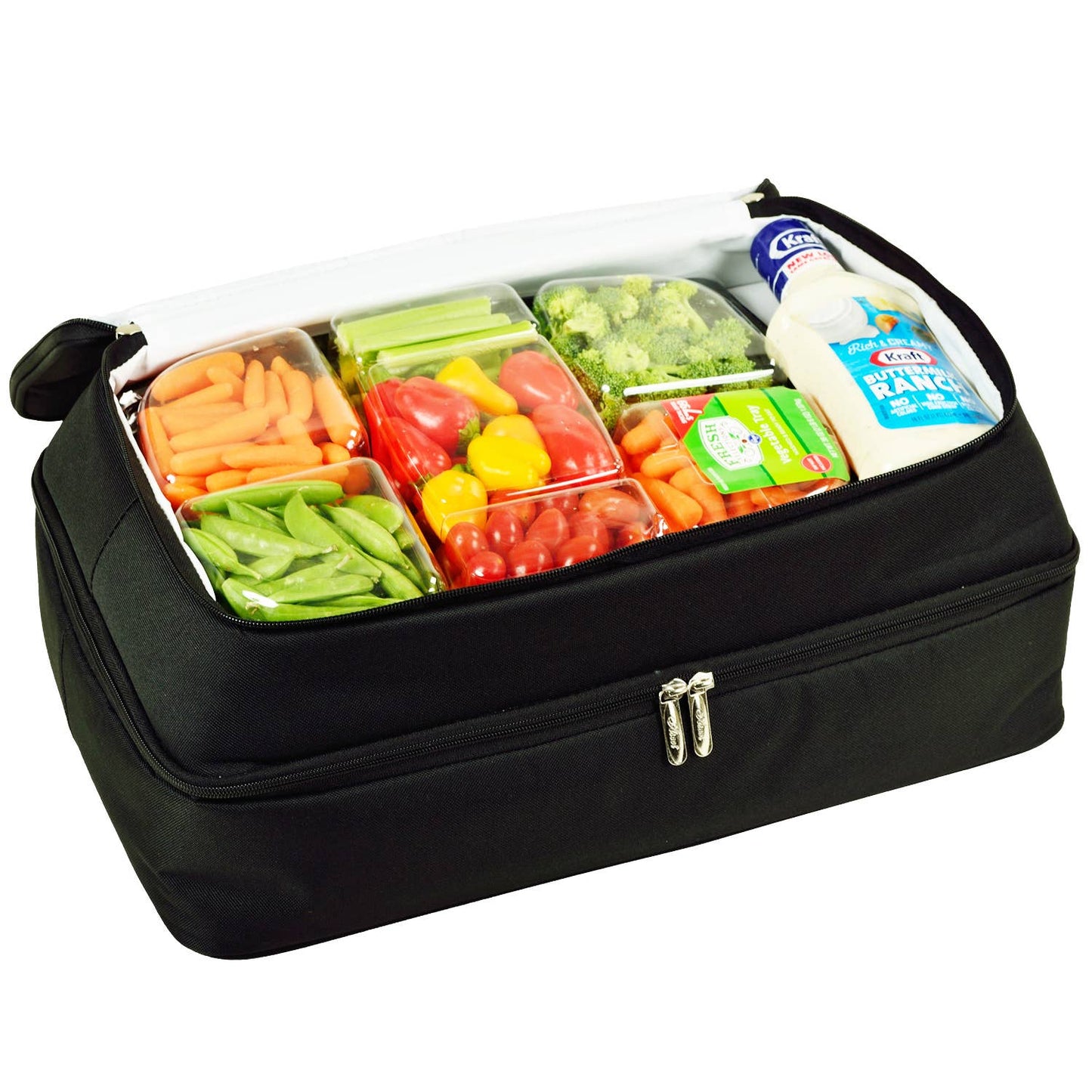 Balcones Double Layer Thermal Food Carrier: Black