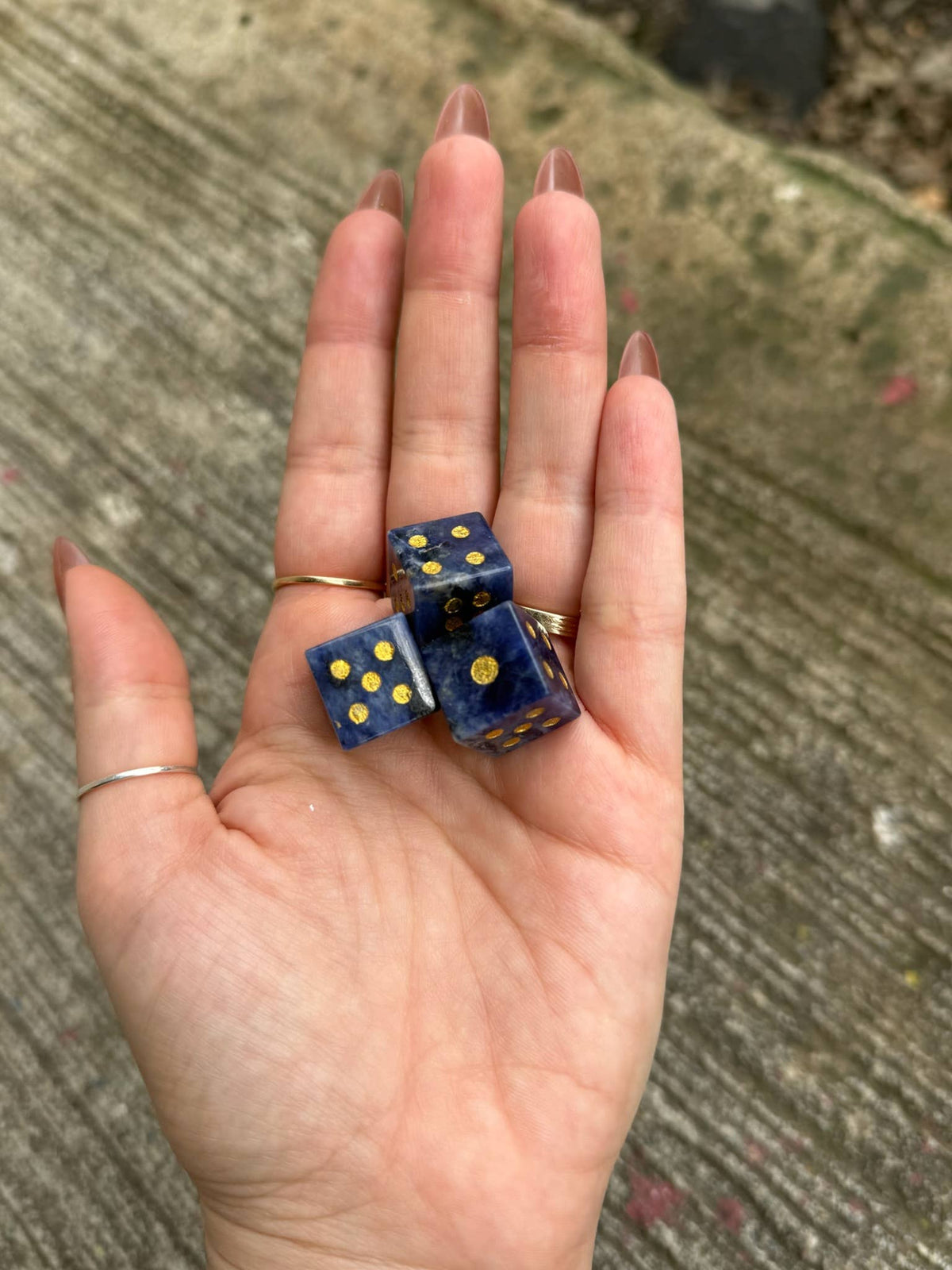 Pemberton Carved Dice: Sodalite Crystal