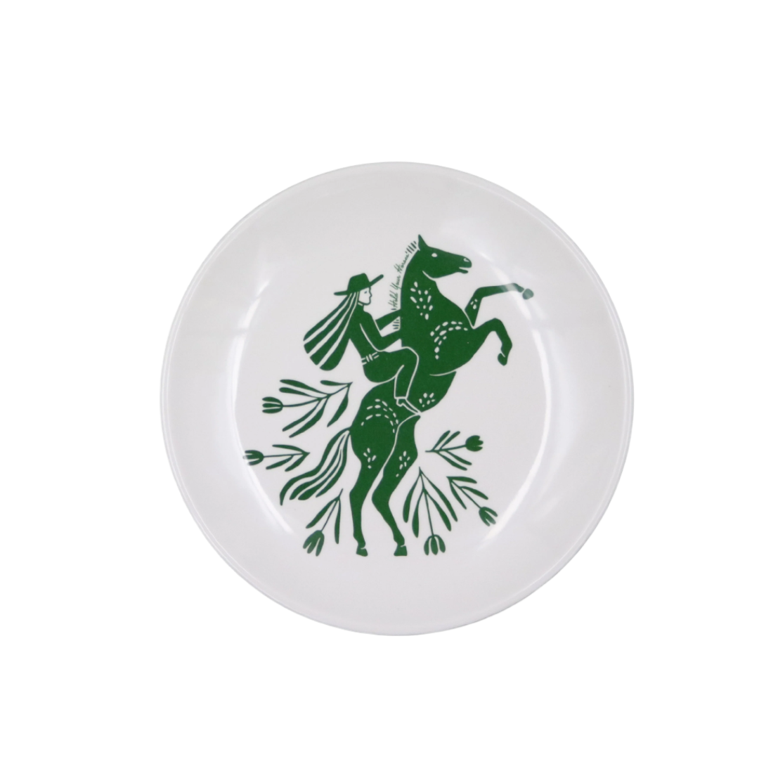 Hold Your Horses! Melamine Medium Plate