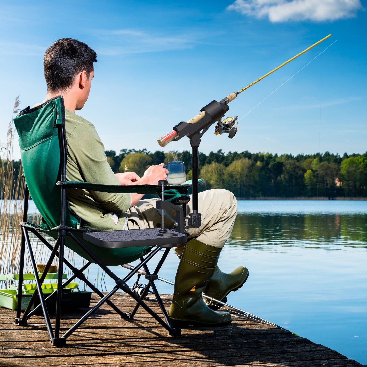 REEL REST™
Hands-Free Fishing Rod Holder