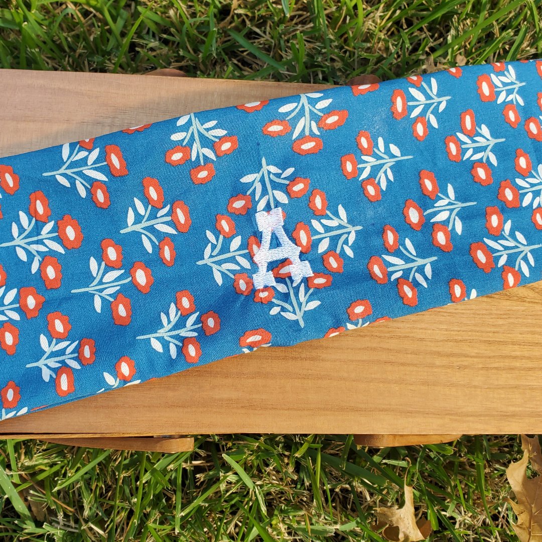 Ann Royal Blue Cotton Bandana