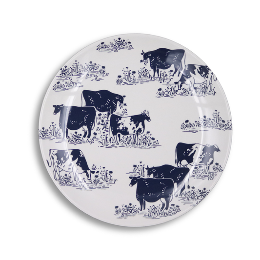 'Til the Cows Come Home" Large Melamine Dinner Plate