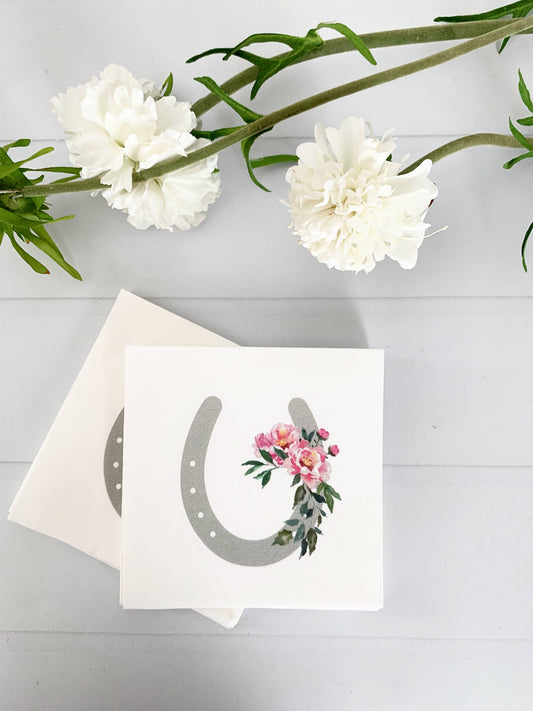 Derby Pink Roses Cocktail Napkins | Set of 16