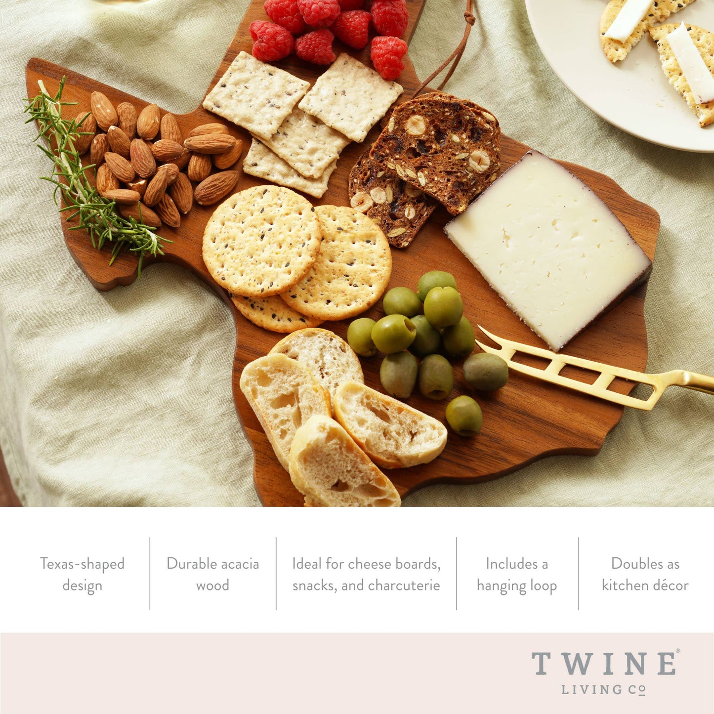 Deep In The Heart Acacia Wood Cheese Board