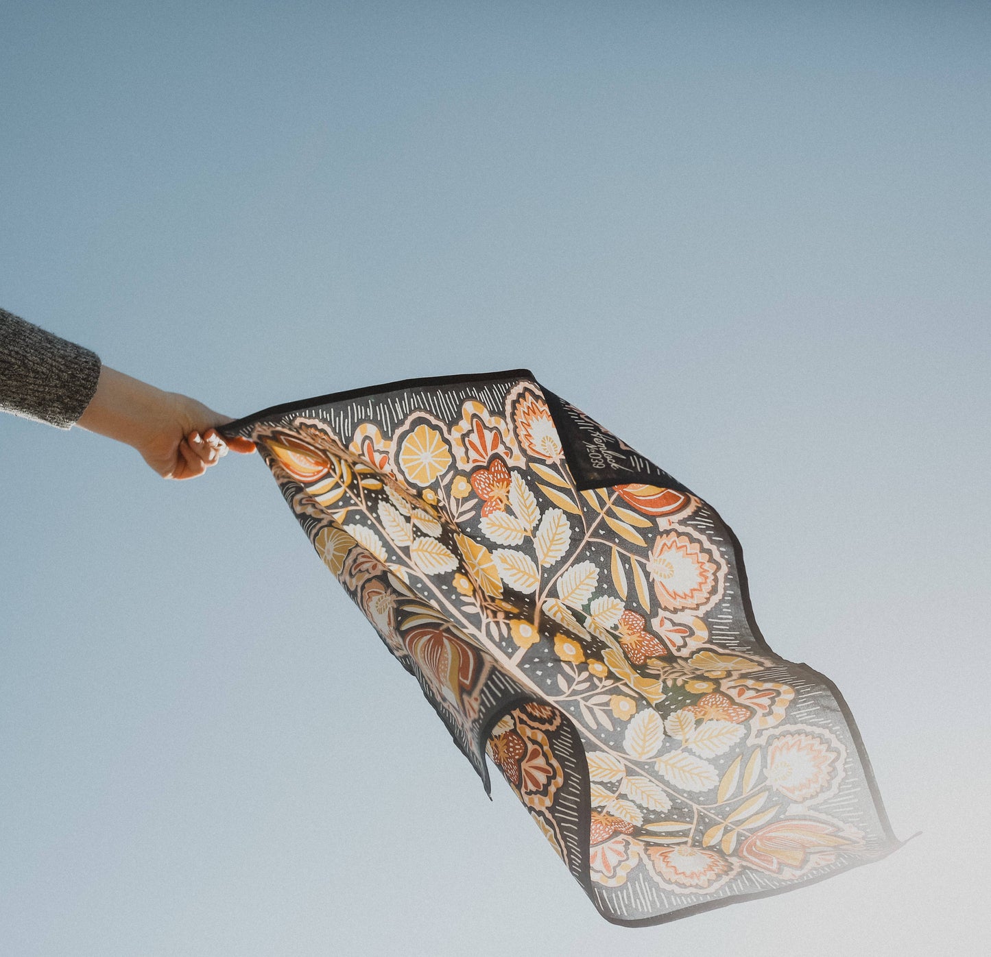 Sissy Navy & Burnt Orange Bandana