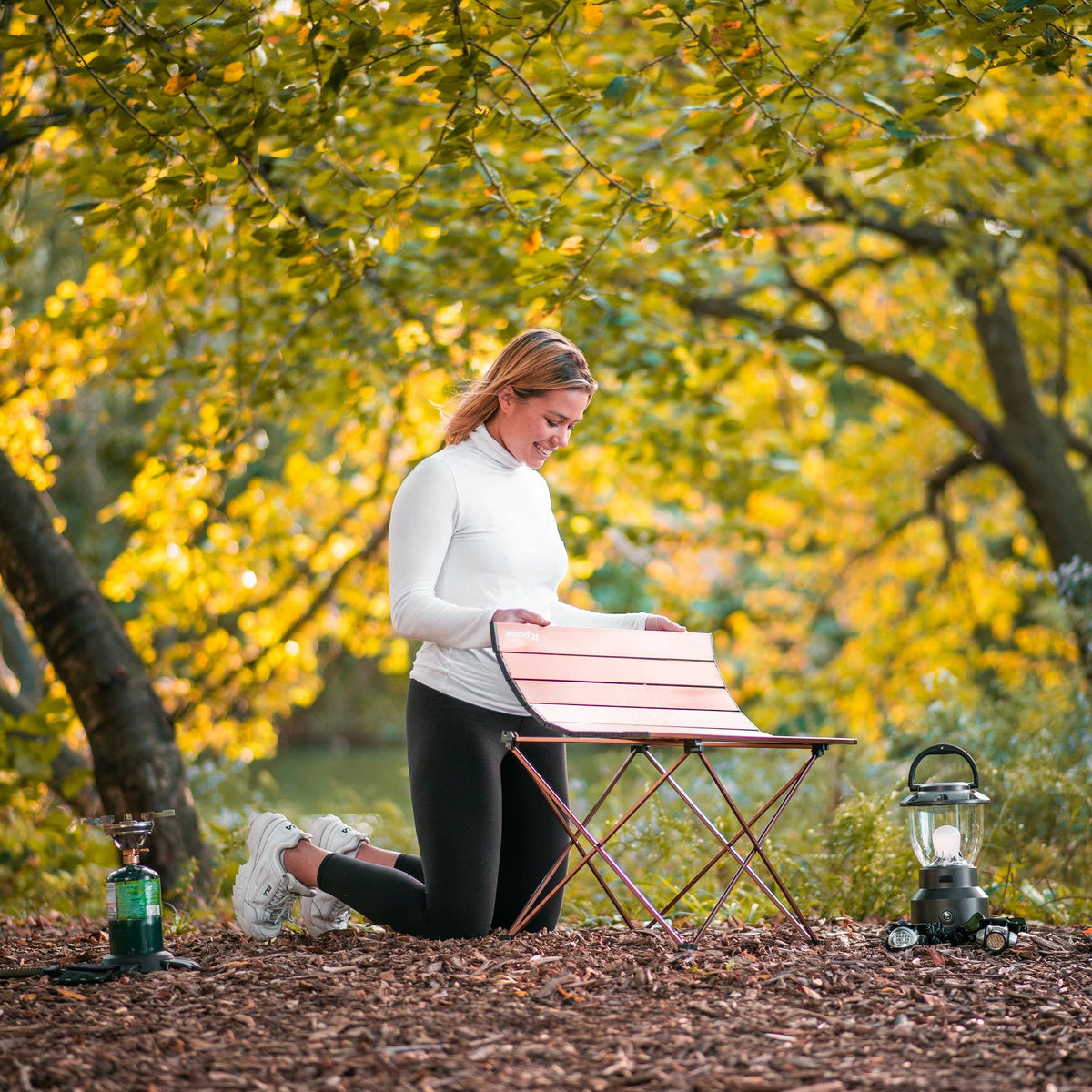 DKR Portable Collapsible Camping Table: Small