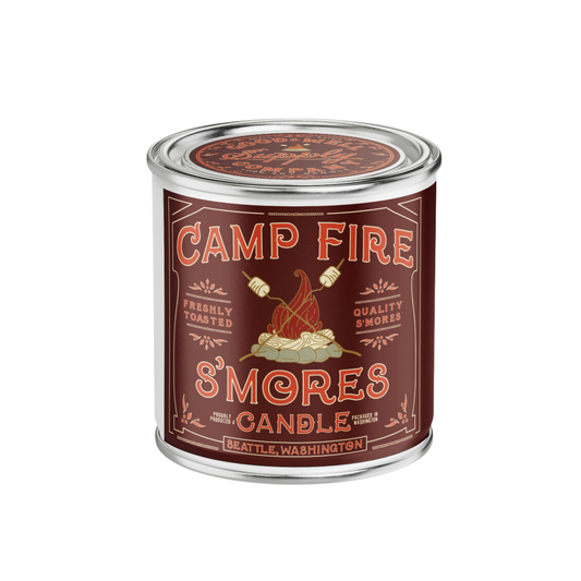Campfire S'mores Candle : 1/2 Pint