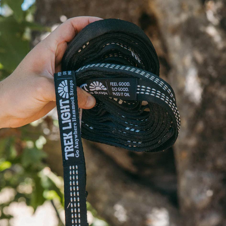 Blue Hole Double Hammock & Straps (Aqua & Charcoal)