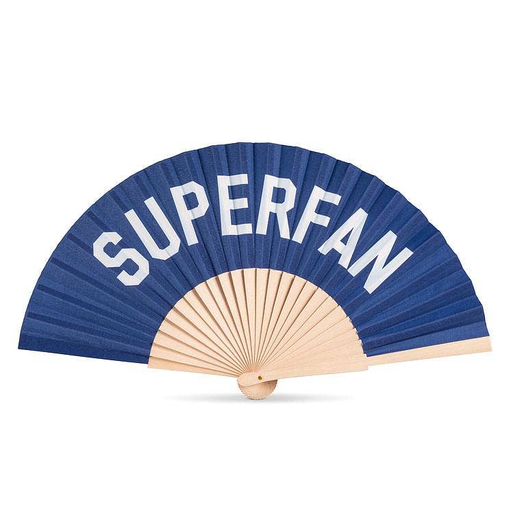 SUPERFAN Hand Fan-Navy-16"W - Clearance