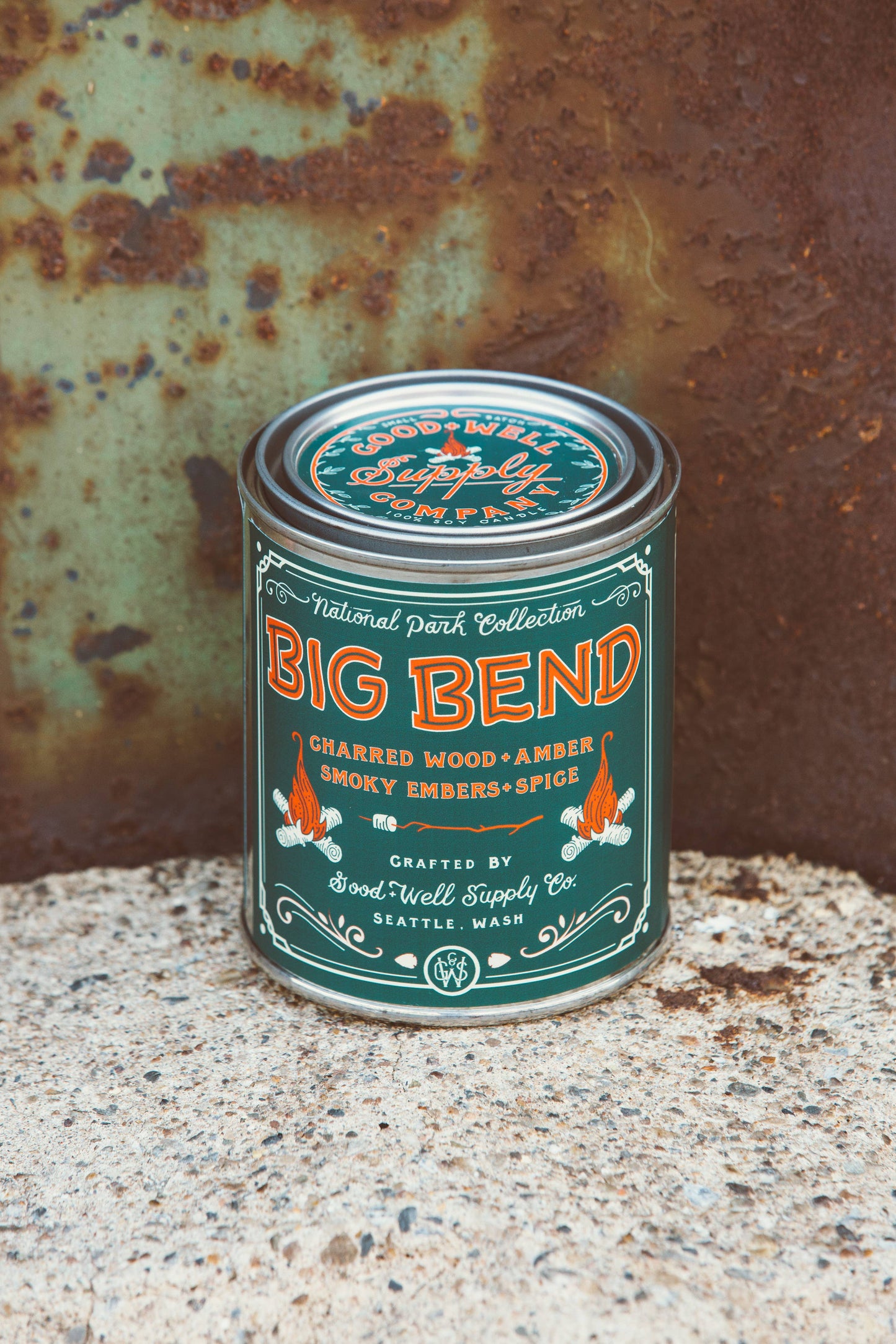 Big Bend National Park Candle: 1/2 Pint
