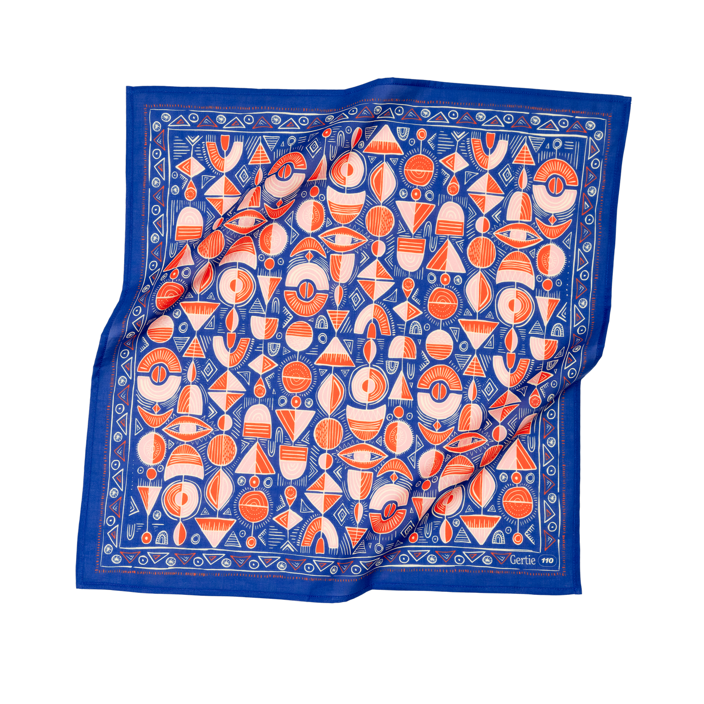 Brené Blue Abstract Bandana