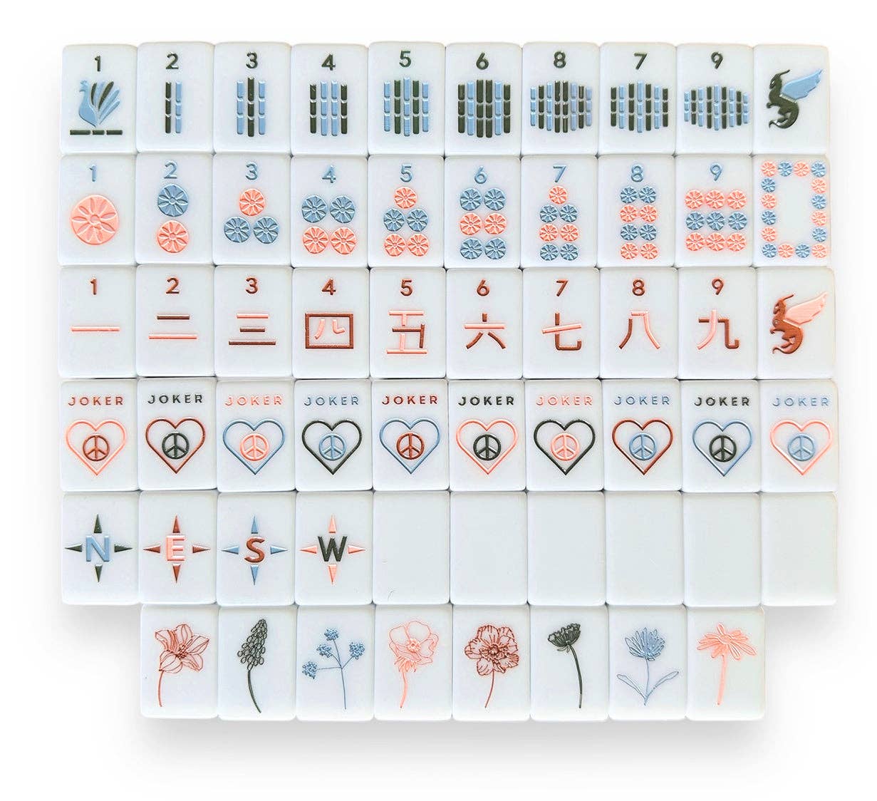 West Texas Desert Dreams Mahjong Tiles