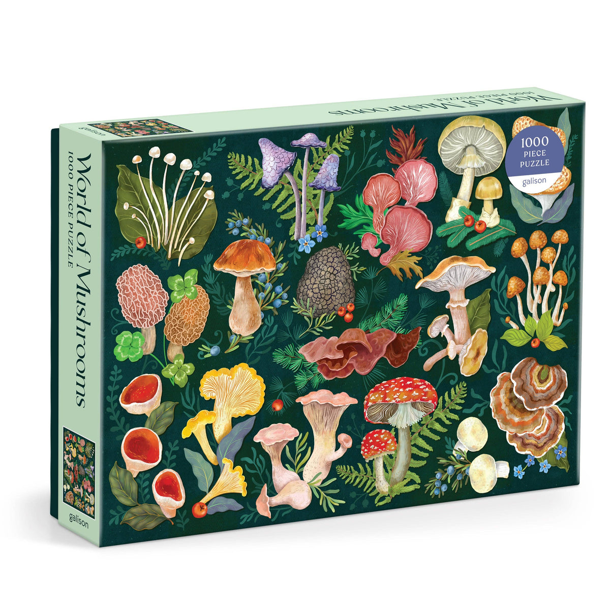 Forgager Feast: World of Mushrooms 1000 Piece Puzzle