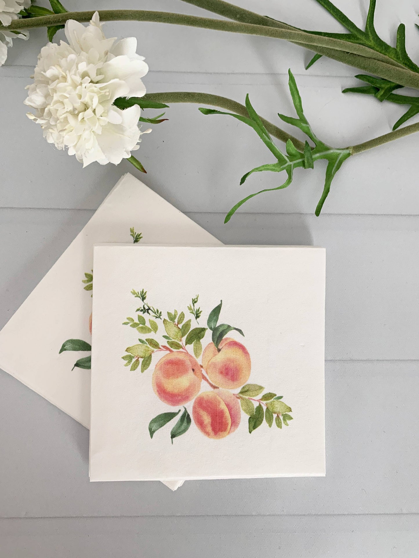 Sweet as a Peach Cocktail Napkins | Set of 16