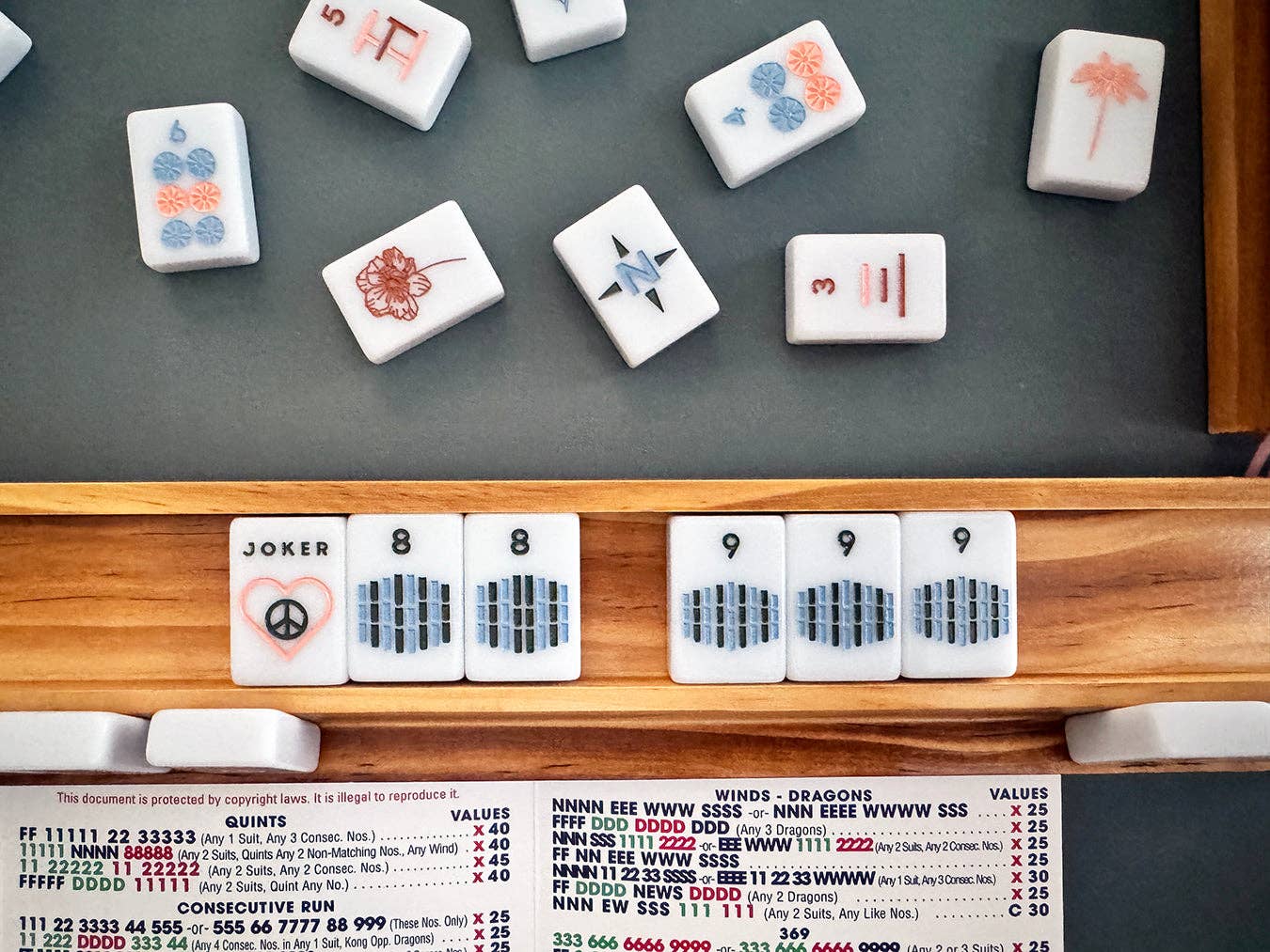 West Texas Desert Dreams Mahjong Tiles
