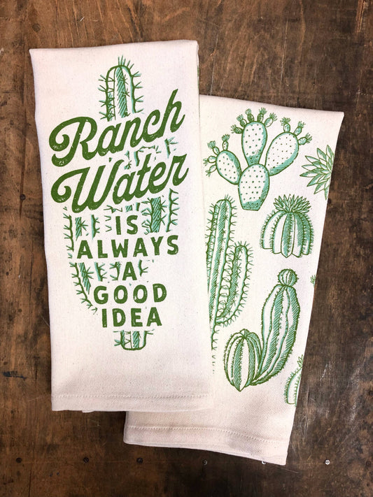 Ranch Water Is Always A Good Idea - Kitchen Towel