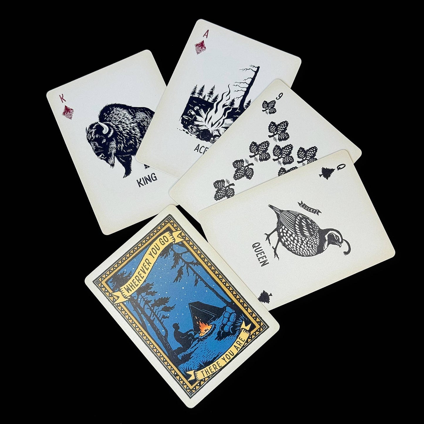 Lucky Camper Playing Cards - Waterproof deck