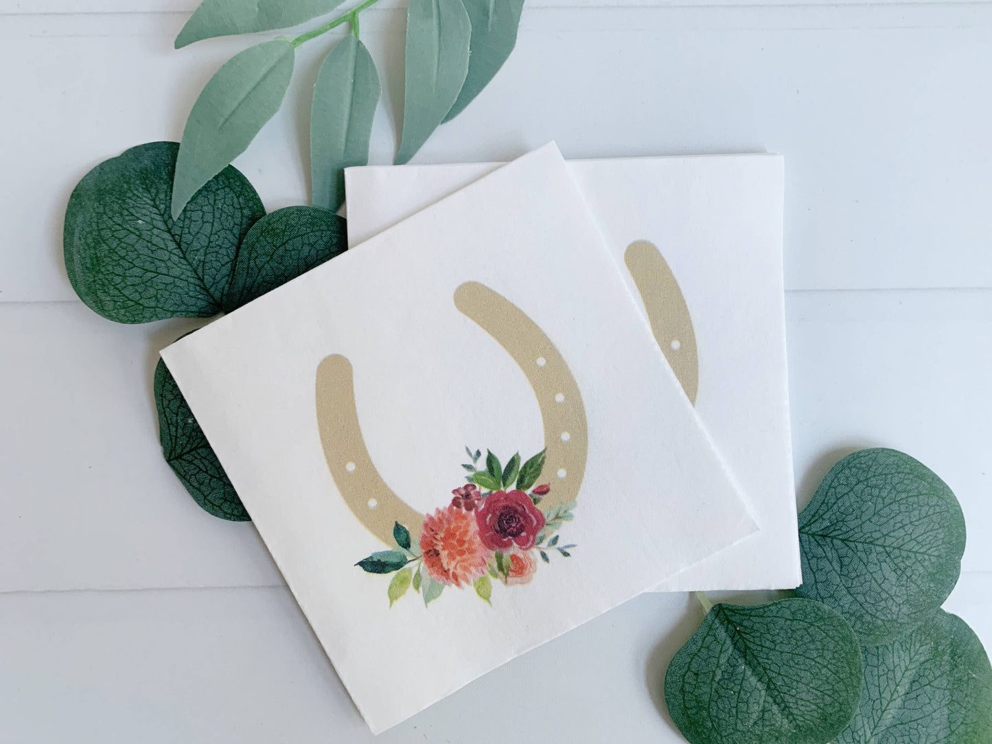 Derby Paprika Roses Cocktail Napkins | Set of 16