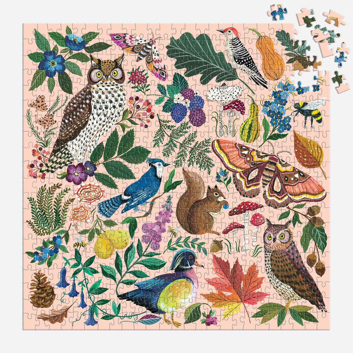Walk in the Woods: Nature in Autumn 500 Piece Puzzle