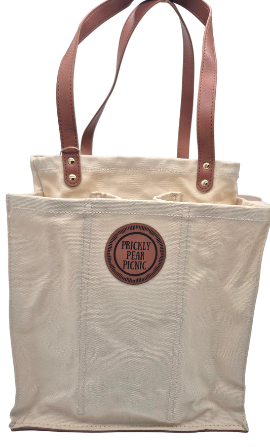 Palo Duro Heavy Canvas Small Tote Bag Natural